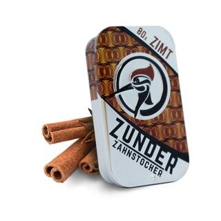 ZUNDER ZAHNSTOCHER ZIMT BOX 80 STK.