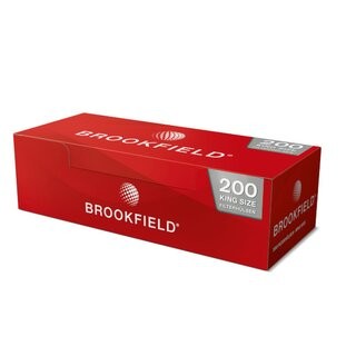 Brookfield Zigarettenhülsen 200 Stück - Hülsen zum Selberstopfen