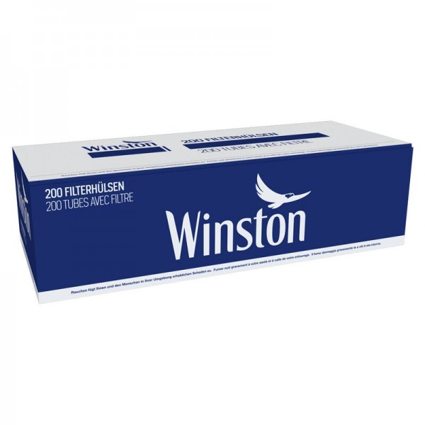 WINSTON BLUE HÜLSEN 200 STK.