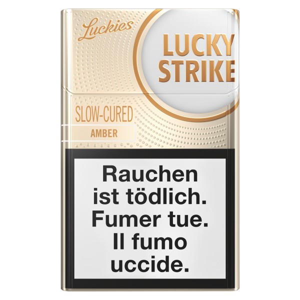 LUCKY STRIKE AMBER BOX