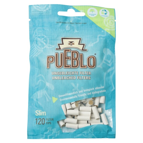 PUEBLO ORGANIC SLIM FILTER 120 STK.