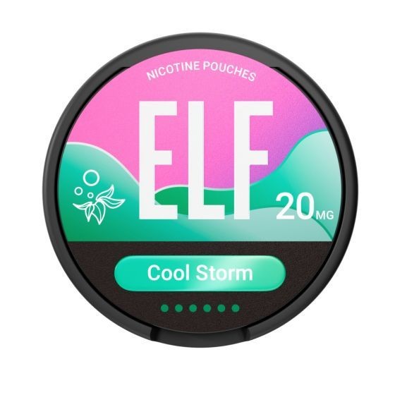 ELF NICOTINE POUCHES COOL STORM 20MG