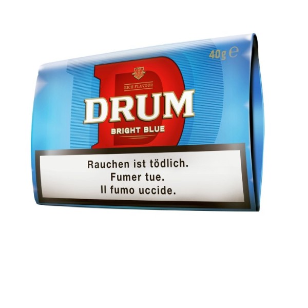 DRUM BRIGHT BLUE BEUTEL 40G