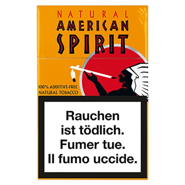 AMERICAN SPIRIT ORANGE BOX