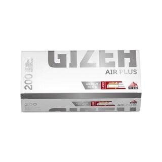 GIZEH HÜLSEN AIR PLUS FILTER 200 STK.