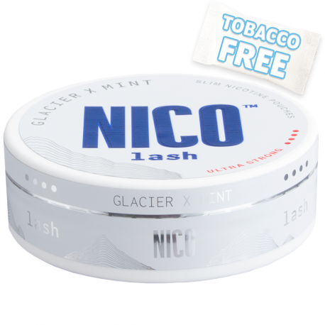 NICO LASH GLACIER X MINT ULTRA STRONG ALL WHITE