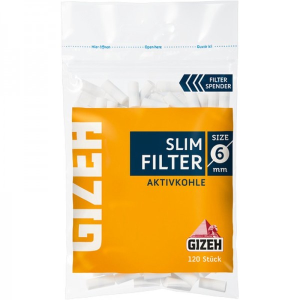 GIZEH Slim Filter Aktivkohle (40 x 120er) online kaufen