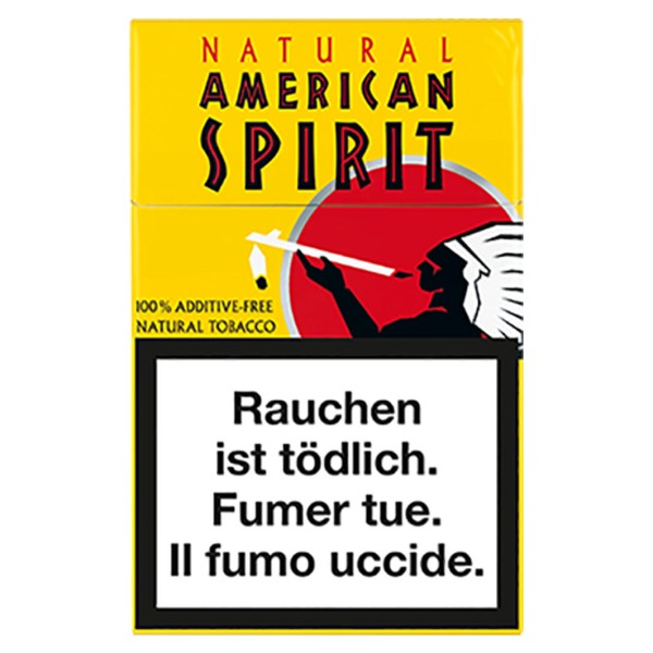 AMERICAN SPIRIT YELLOW BOX