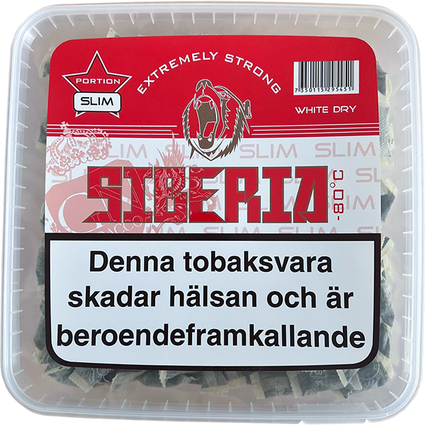SIBERIA EXTREMELY STRONG WHITE DRY SLIM 500G